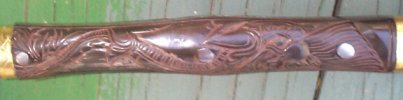 birgorkha everest katana carved handle decorative scabbard -- handle closeup.jpg